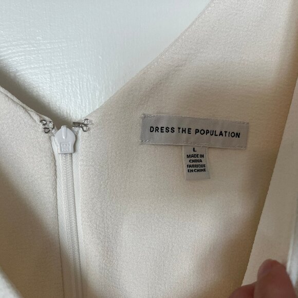 Dress The Population Corey Dress White - Picture 2 of 3